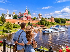 Новгородские сказания, 2 дня + ж/д, май - сентябрь  прогулка по новгородской деревне в Музее деревянного зодчества 