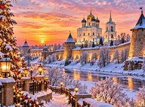 Новогодняя Большая Псковская Энциклопедия, 4 дня / 3 ночи + ж/д